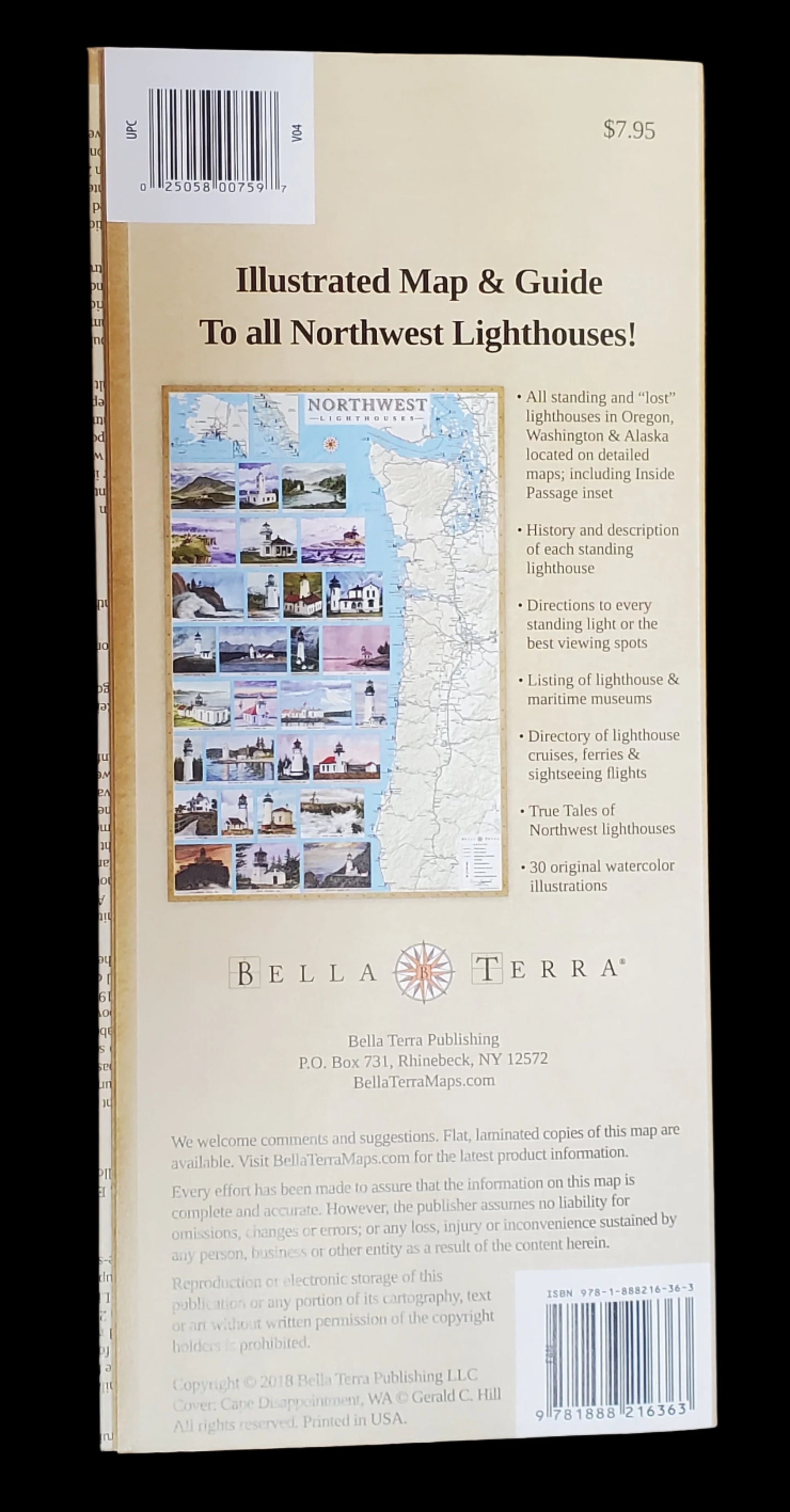 Map Northwest Lighthouses