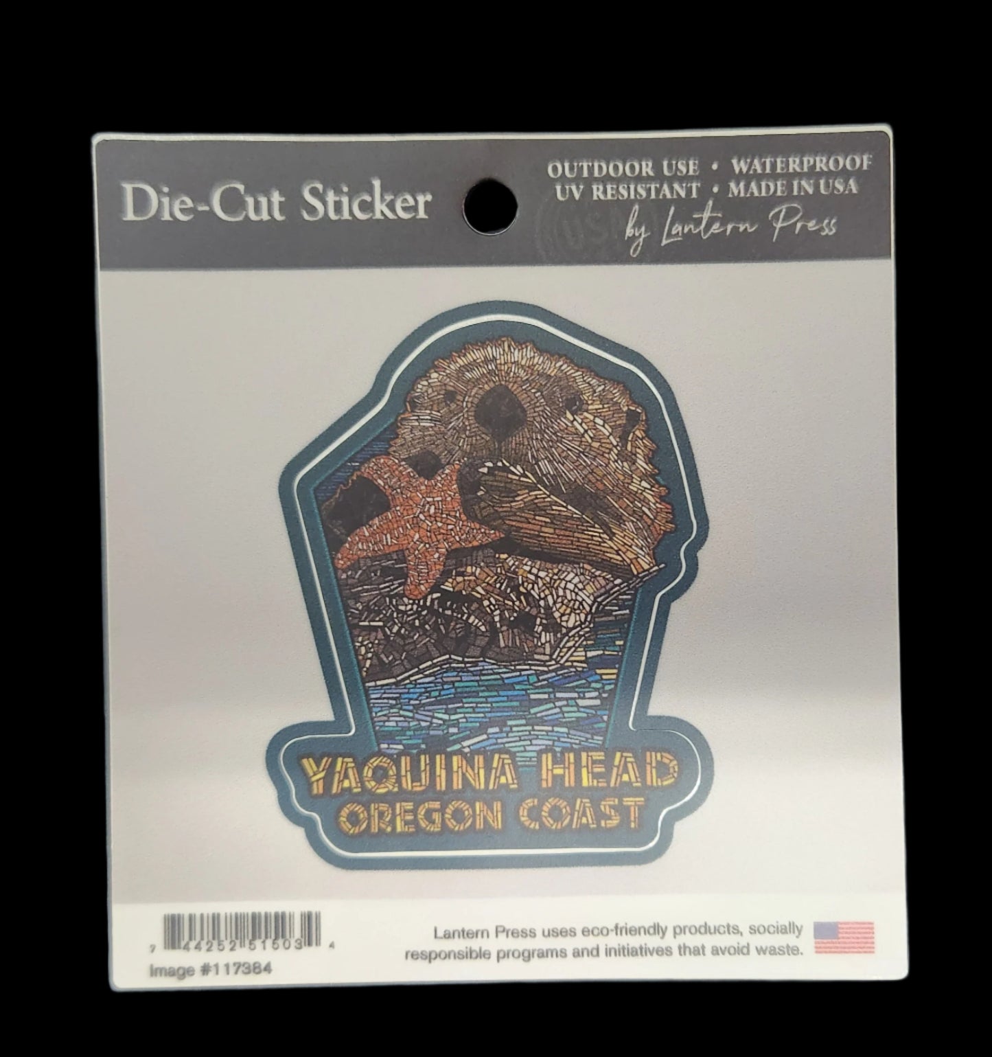 Sticker Die Cut Sea Otter YH
