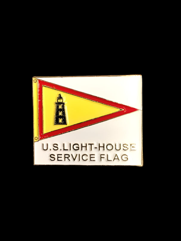 Pin Lighthouse Service Flag