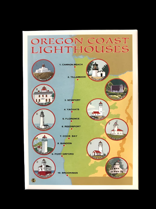 Magnet OR Coast Lighthouses