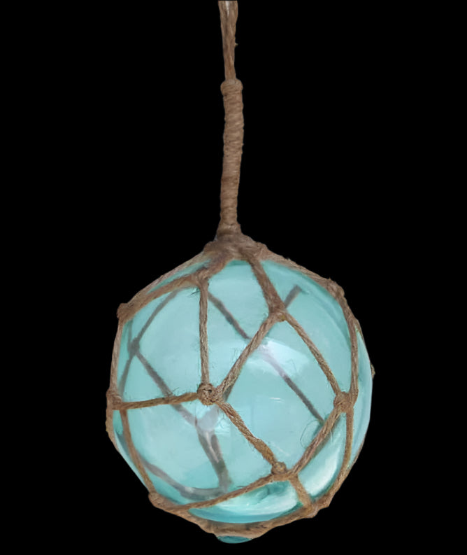 Glass Float Light Blue 4"