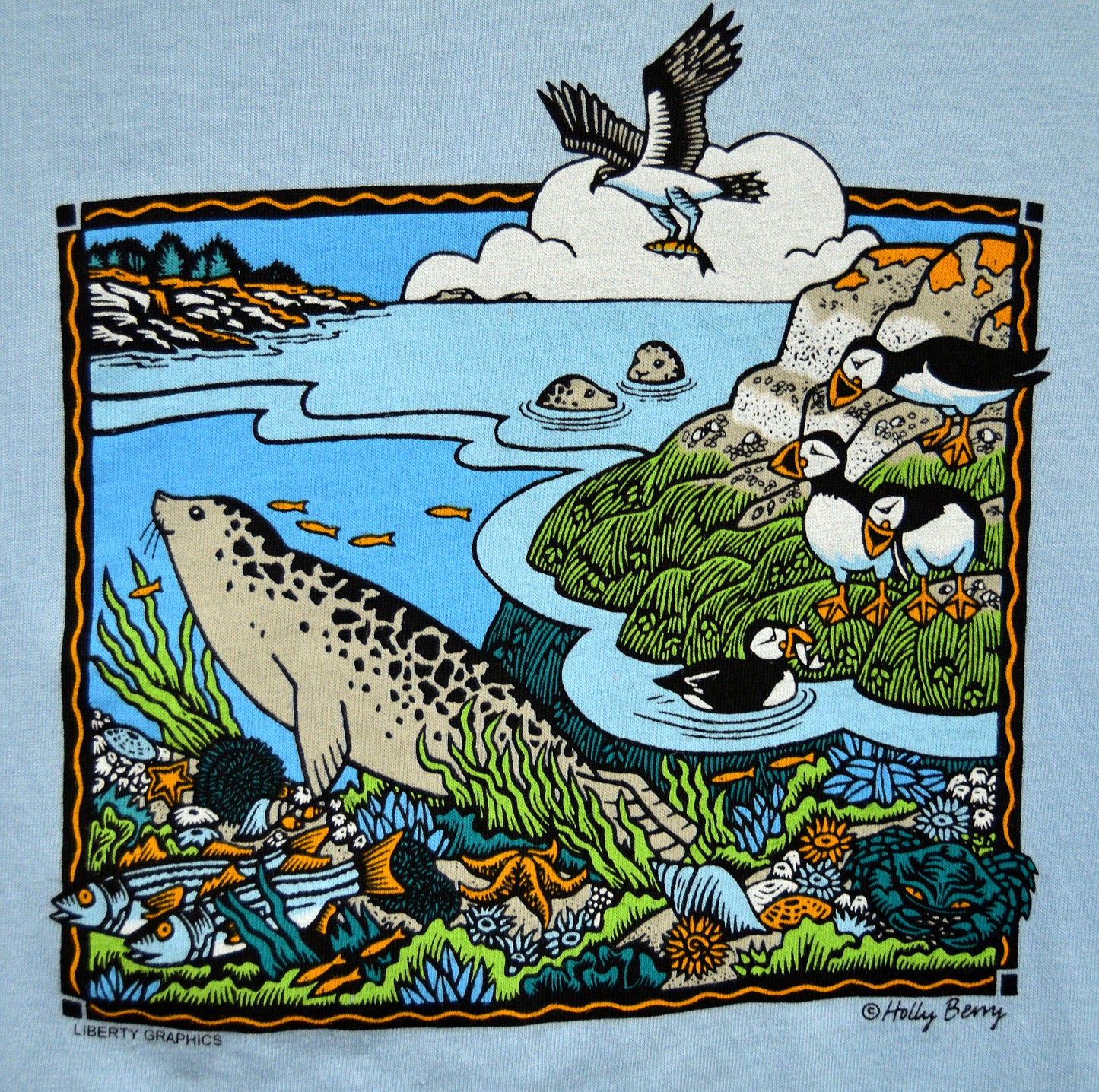Tee Youth Shore Scene