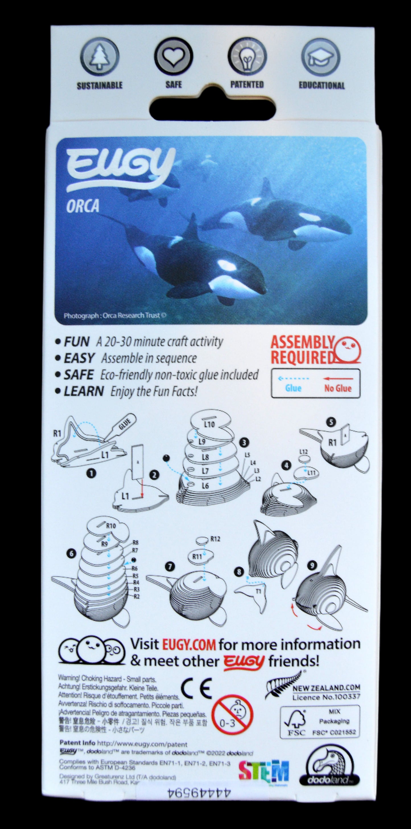 Puzzle 3D Orca