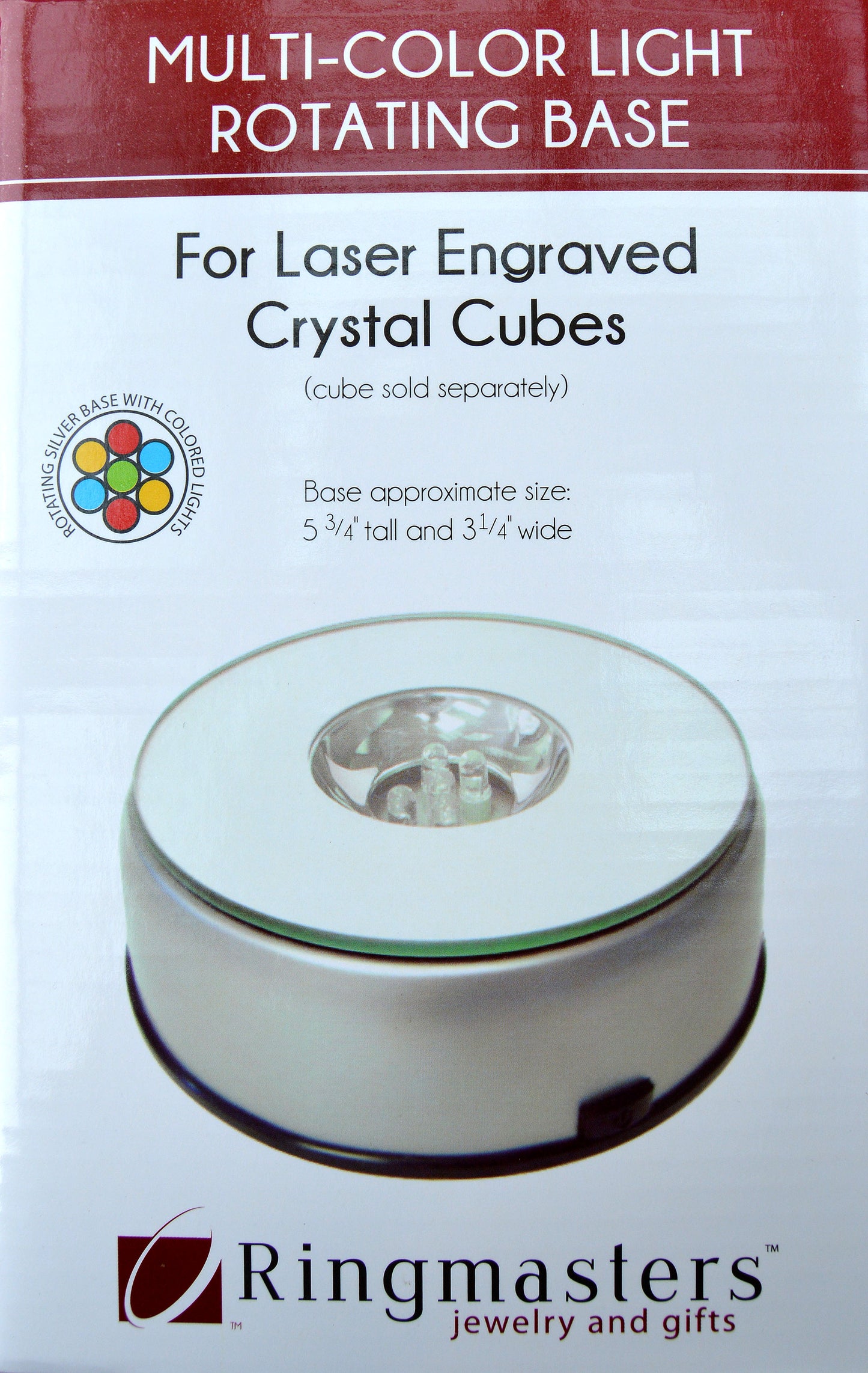 Light Base Rotating Mirror Multi Colored