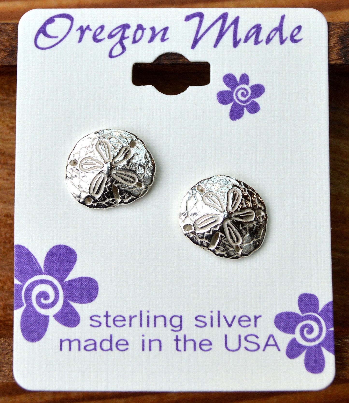 Earring PD Sand Dollar Large