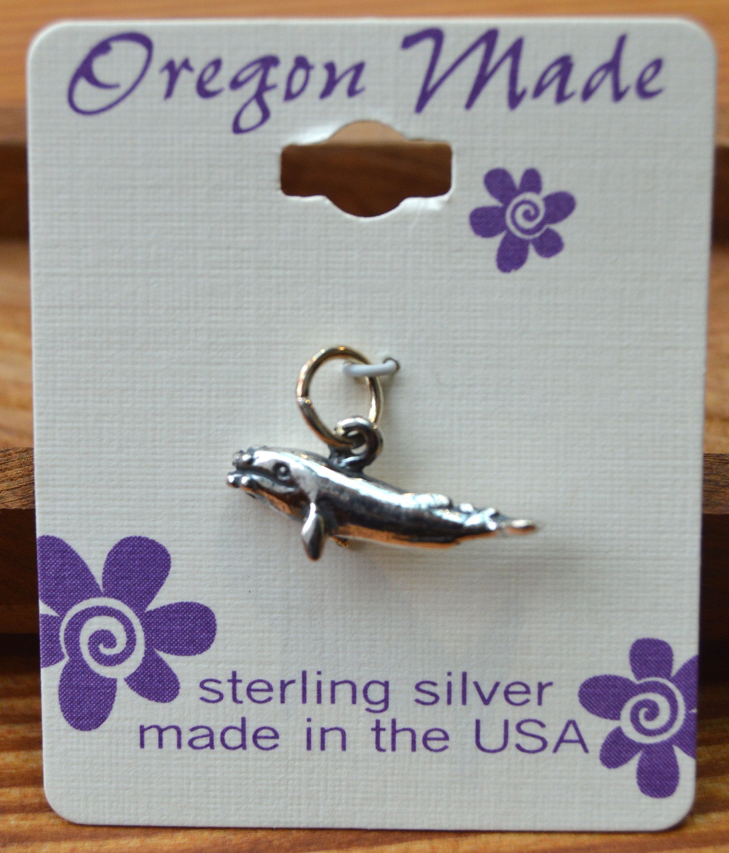 Charm 3D Gray Whale