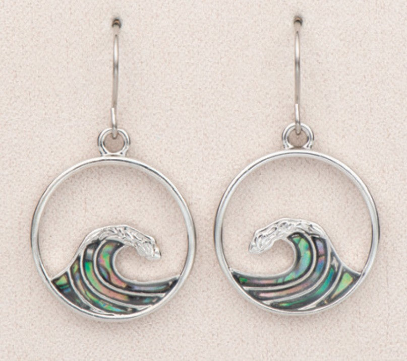 Earring AB Cresting Waves