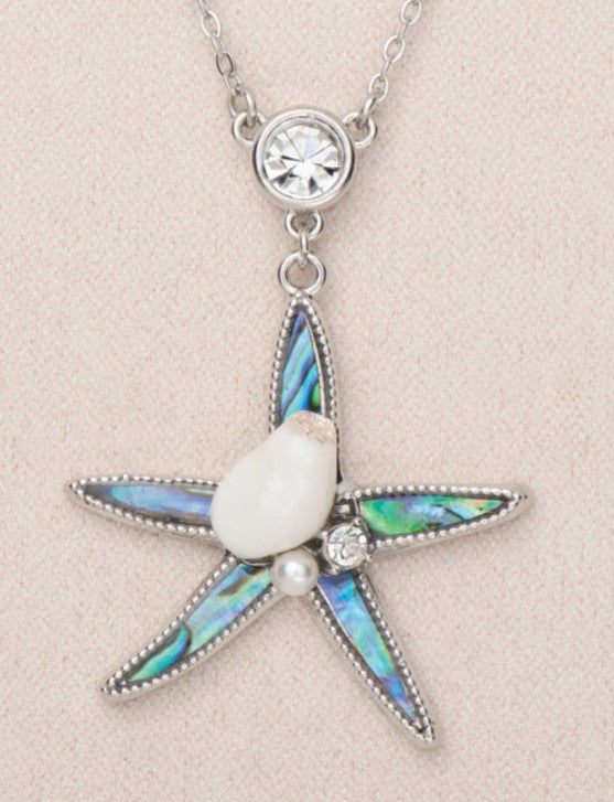 Necklace AB Starfish Sparkle