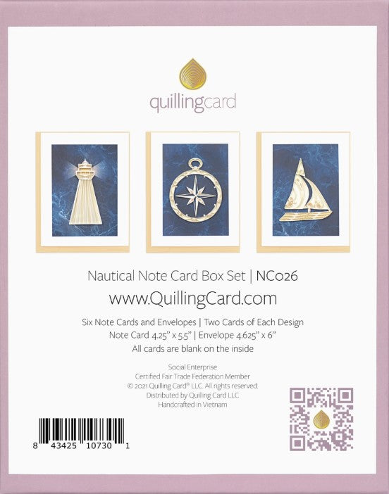 Quilling Card Box Nautical