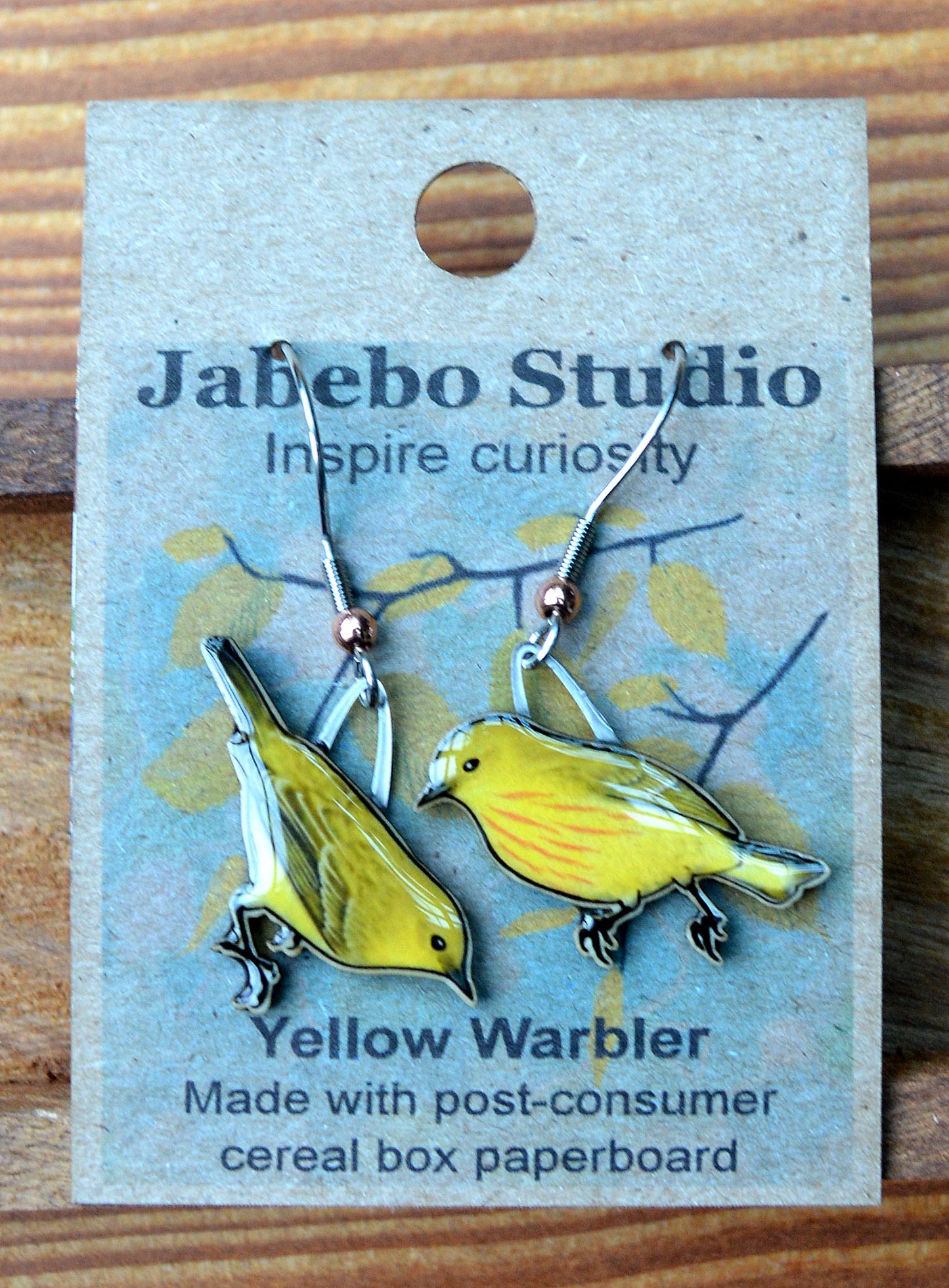 Earring Yellow Warbler