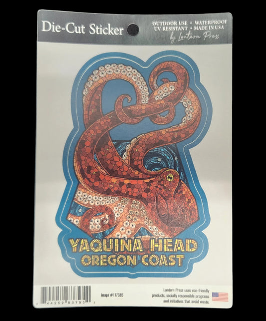 Sticker Die Cut Octopus YH OC large