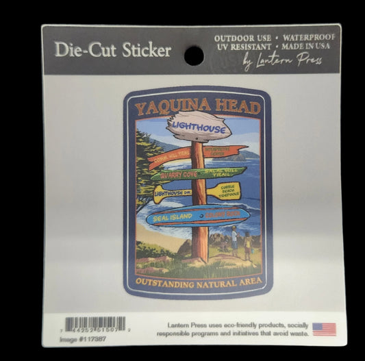 Sticker Die Cut Signpost YHONA