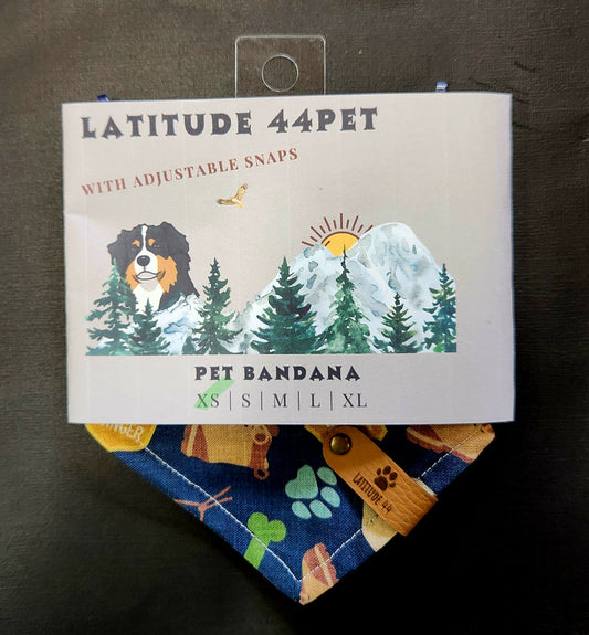 Bandana Bark Ranger Badge Blue