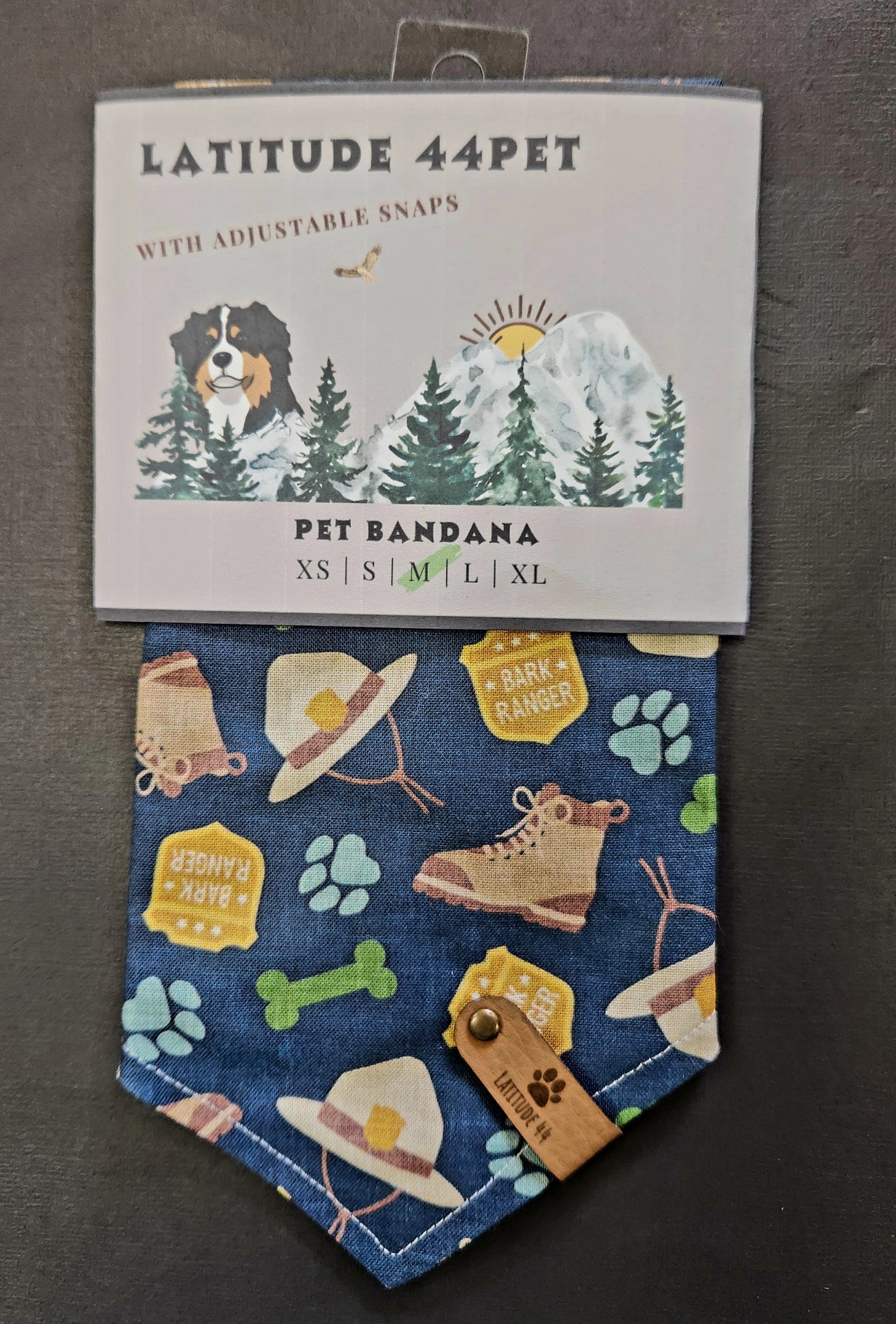 Bandana Bark Ranger Badge Blue
