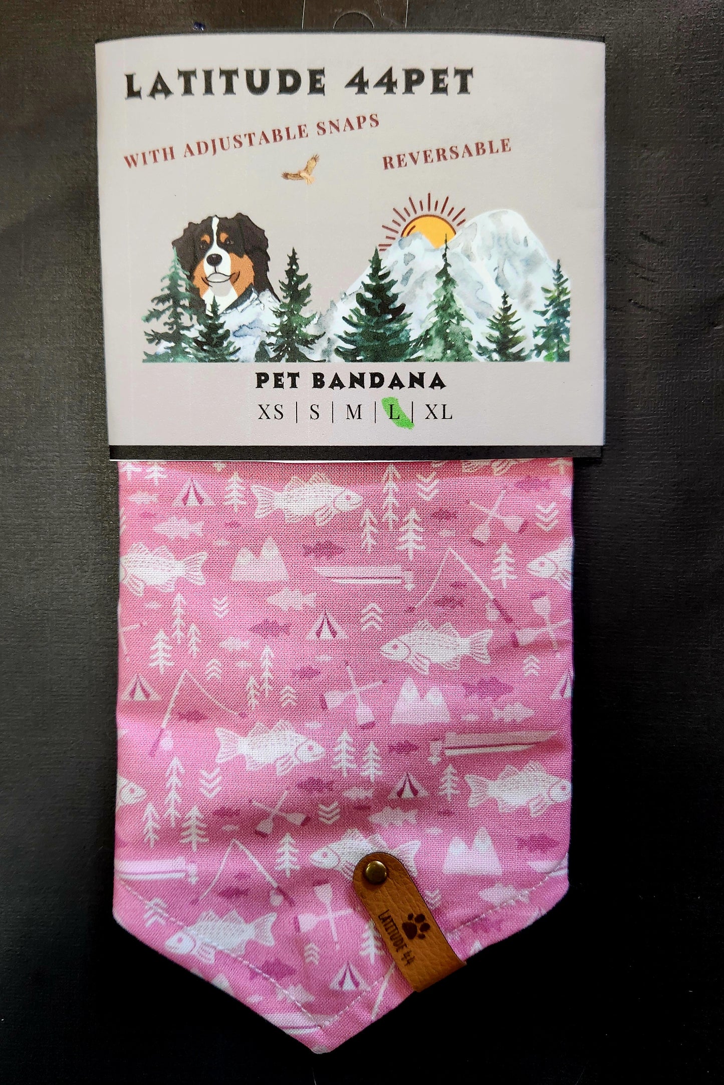 Bandana Camp/Fish Pink
