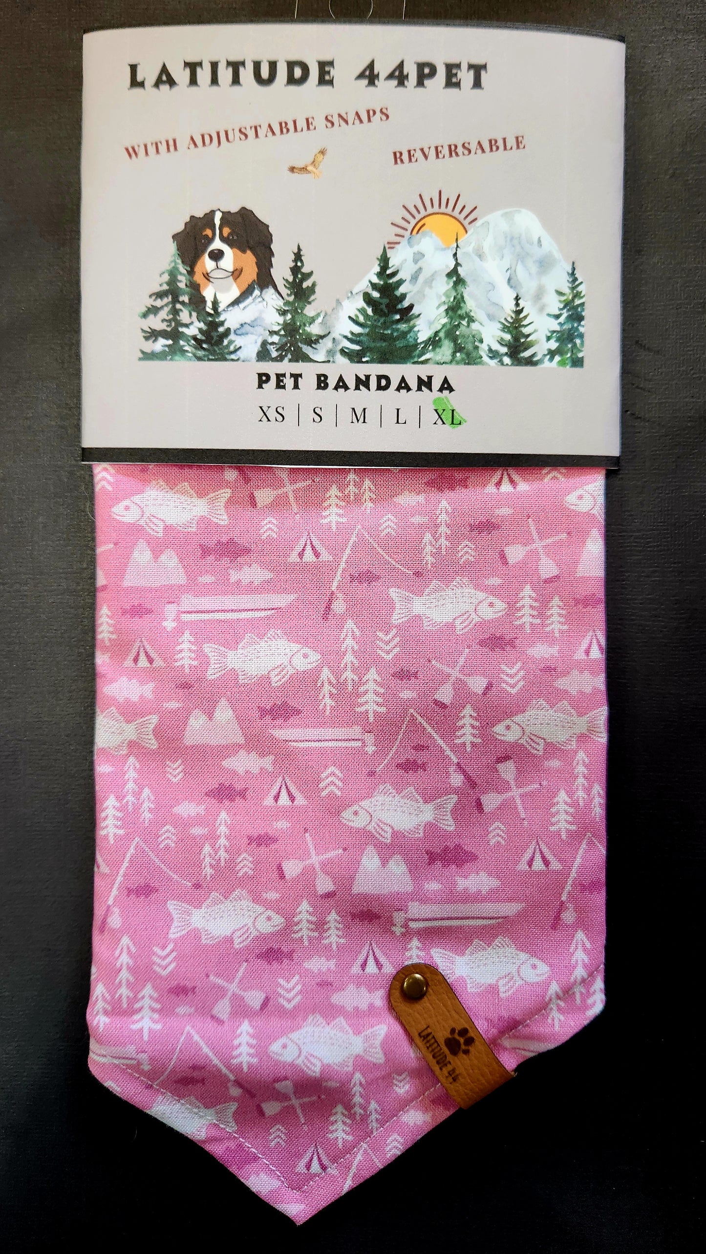 Bandana Camp/Fish Pink