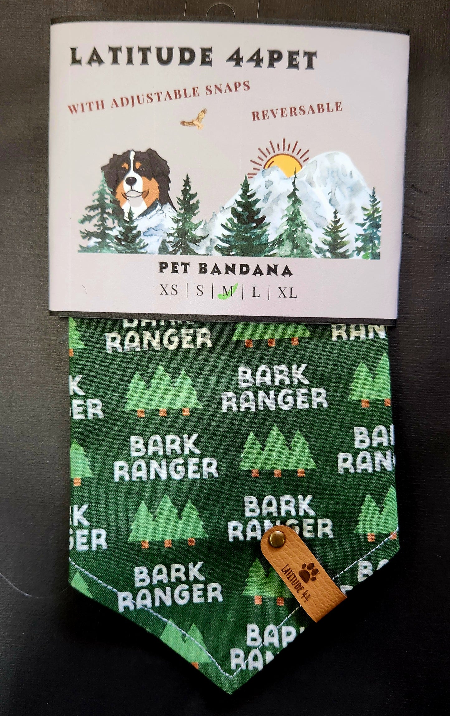Bandana Bark Ranger Green