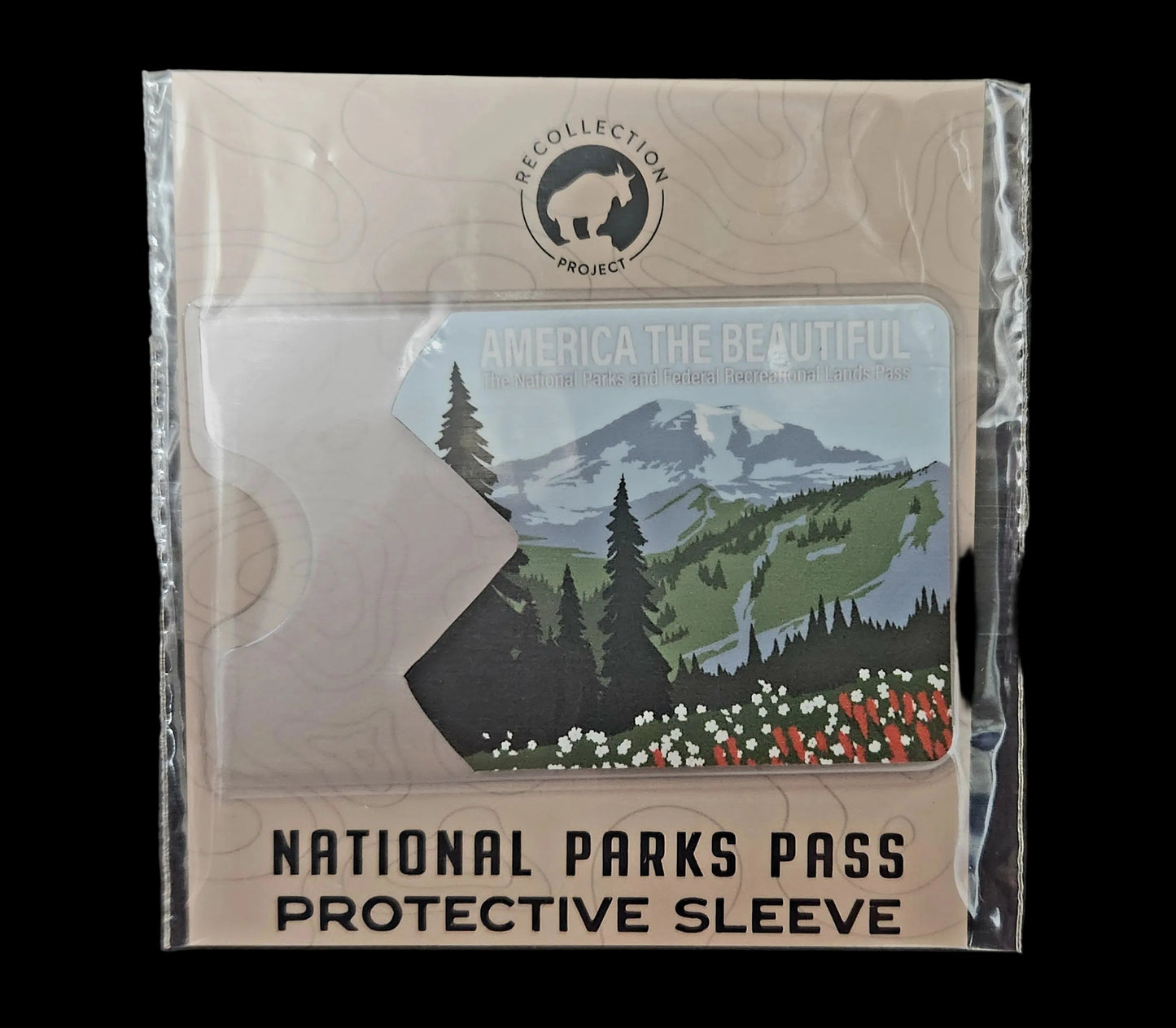 Park Pass Sleeve Wildflowers