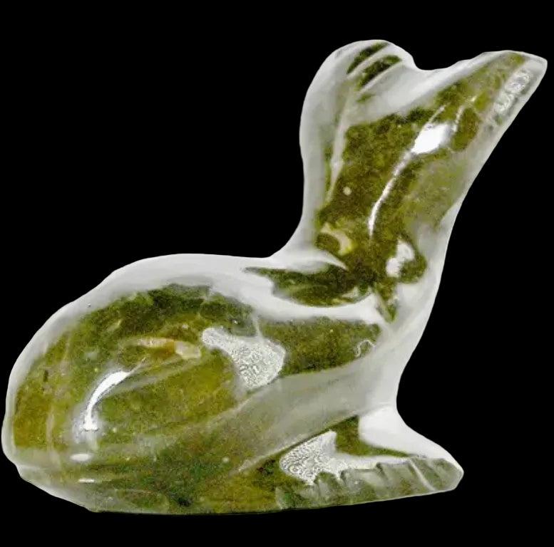Figurine Marble Whale 2"