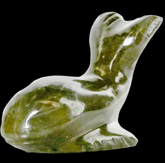 Figurine Marble Whale 2"