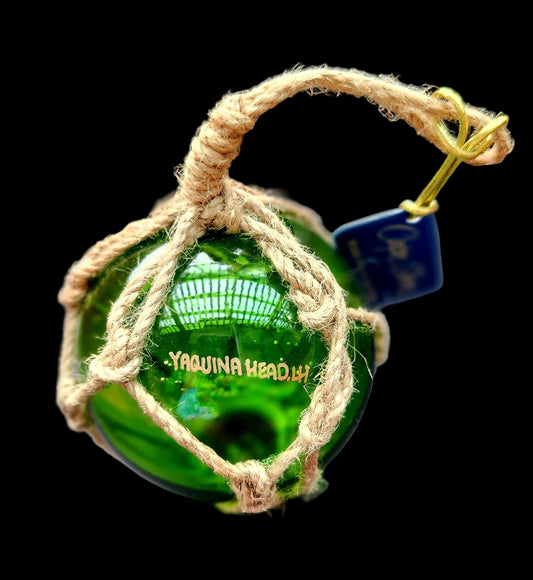 Glass Float Green 3"