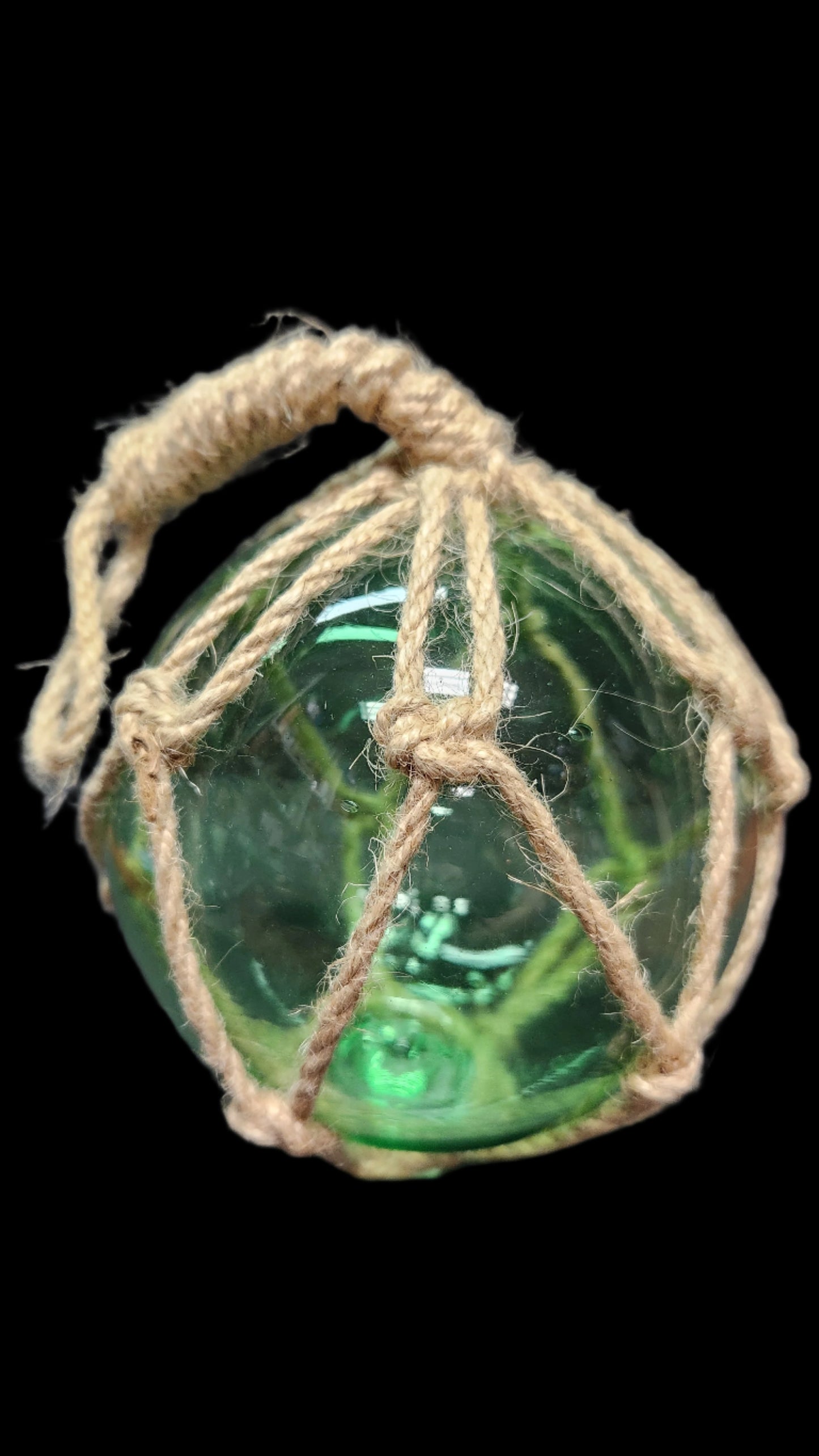 Glass Float Seafoam Green 4"