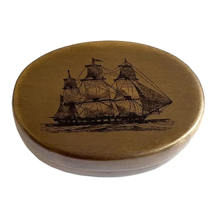 Brass Pill Box