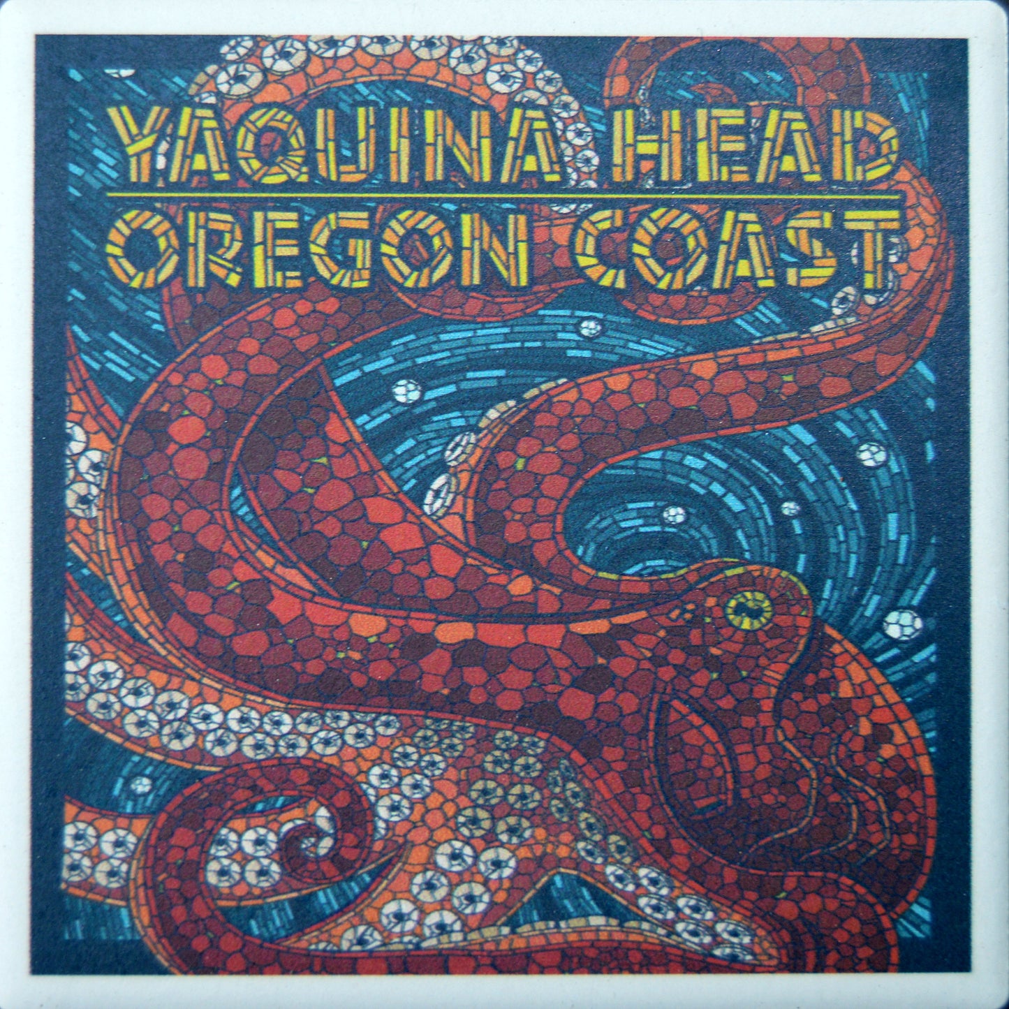 Coaster Ceramic Octopus