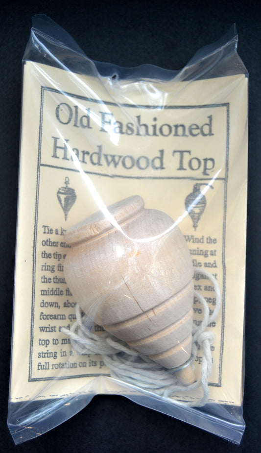 Hardwood Spinning Top