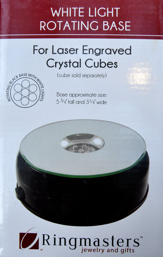 Light Base Rotating Mirror White