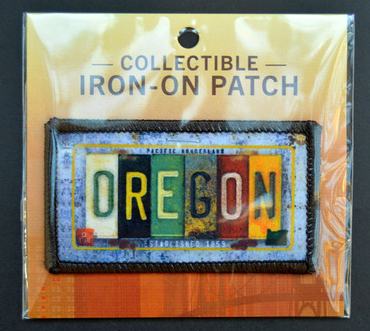 Patch Oregon License Plate Art