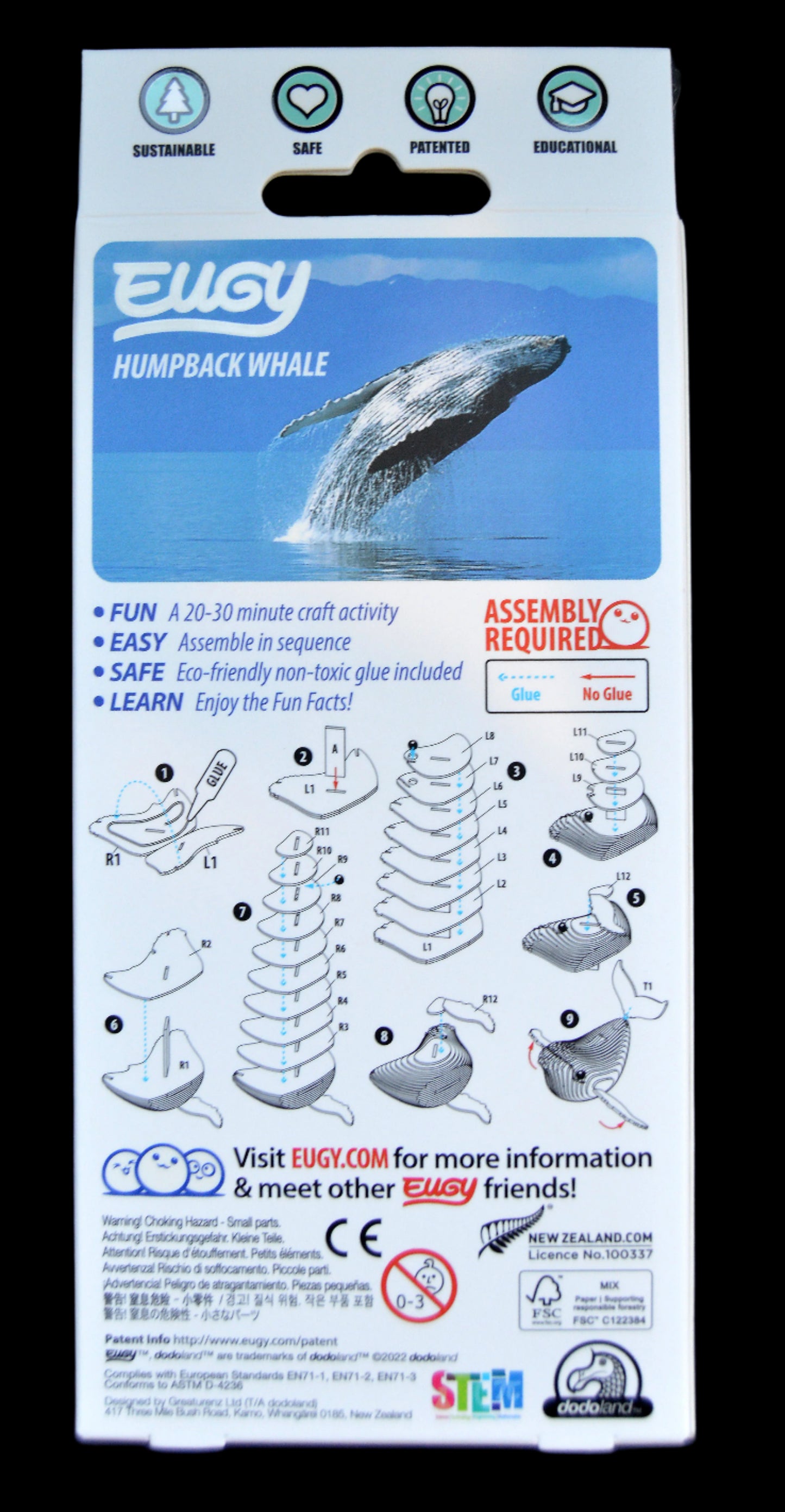 Puzzle 3D Humpback Whale