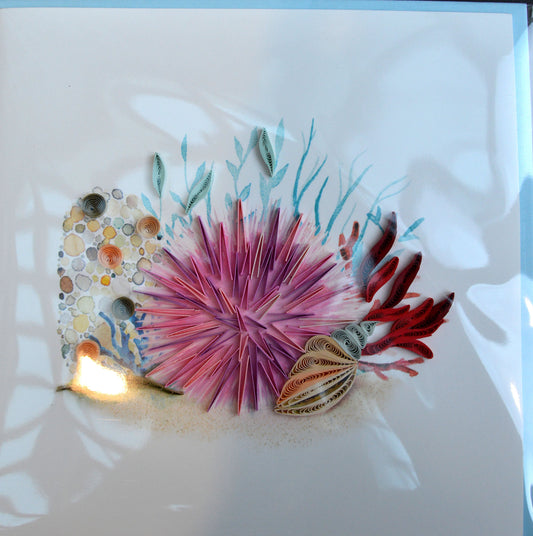Quilling Card Urchin