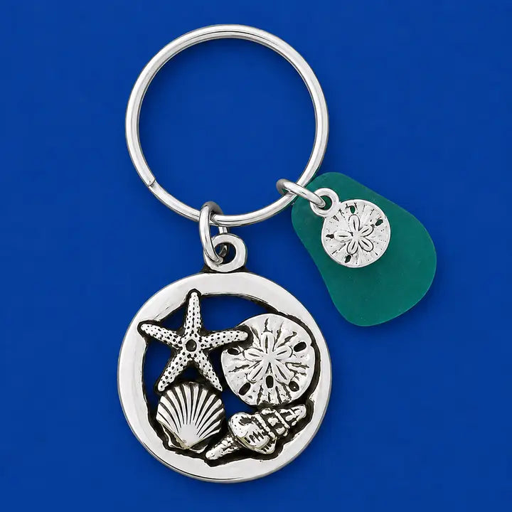 Keychain Seashells Seaglass