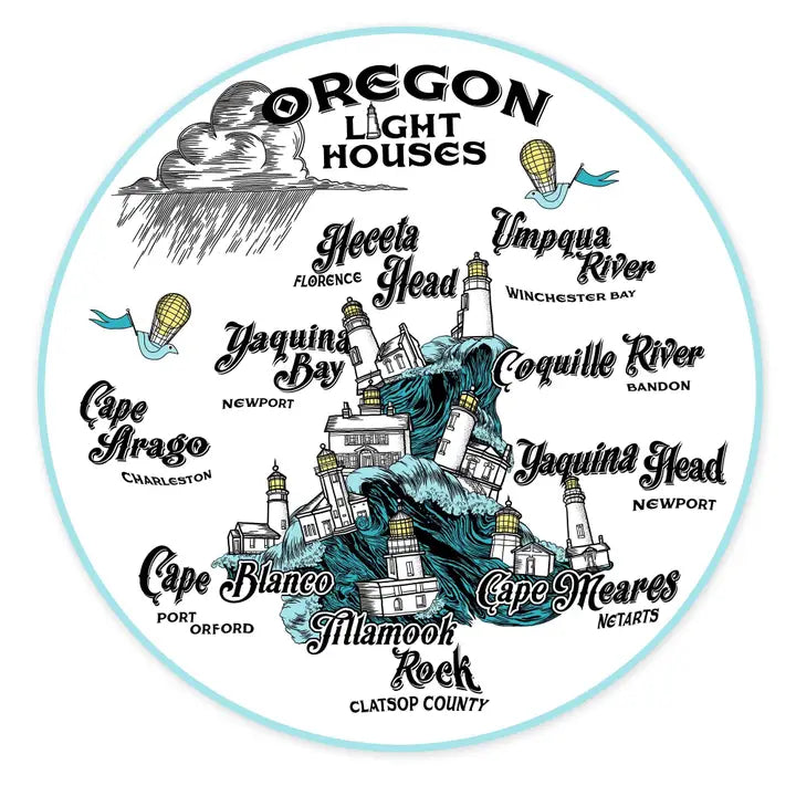 Sticker OC Nine Lighthouses