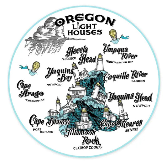 Sticker OC Nine Lighthouses