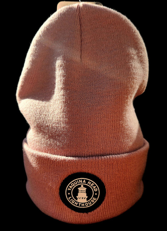 Beanie YH Cuff Dusty Rose