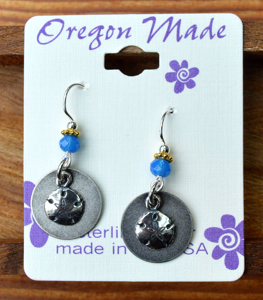 Earring Disc Sand Dollar