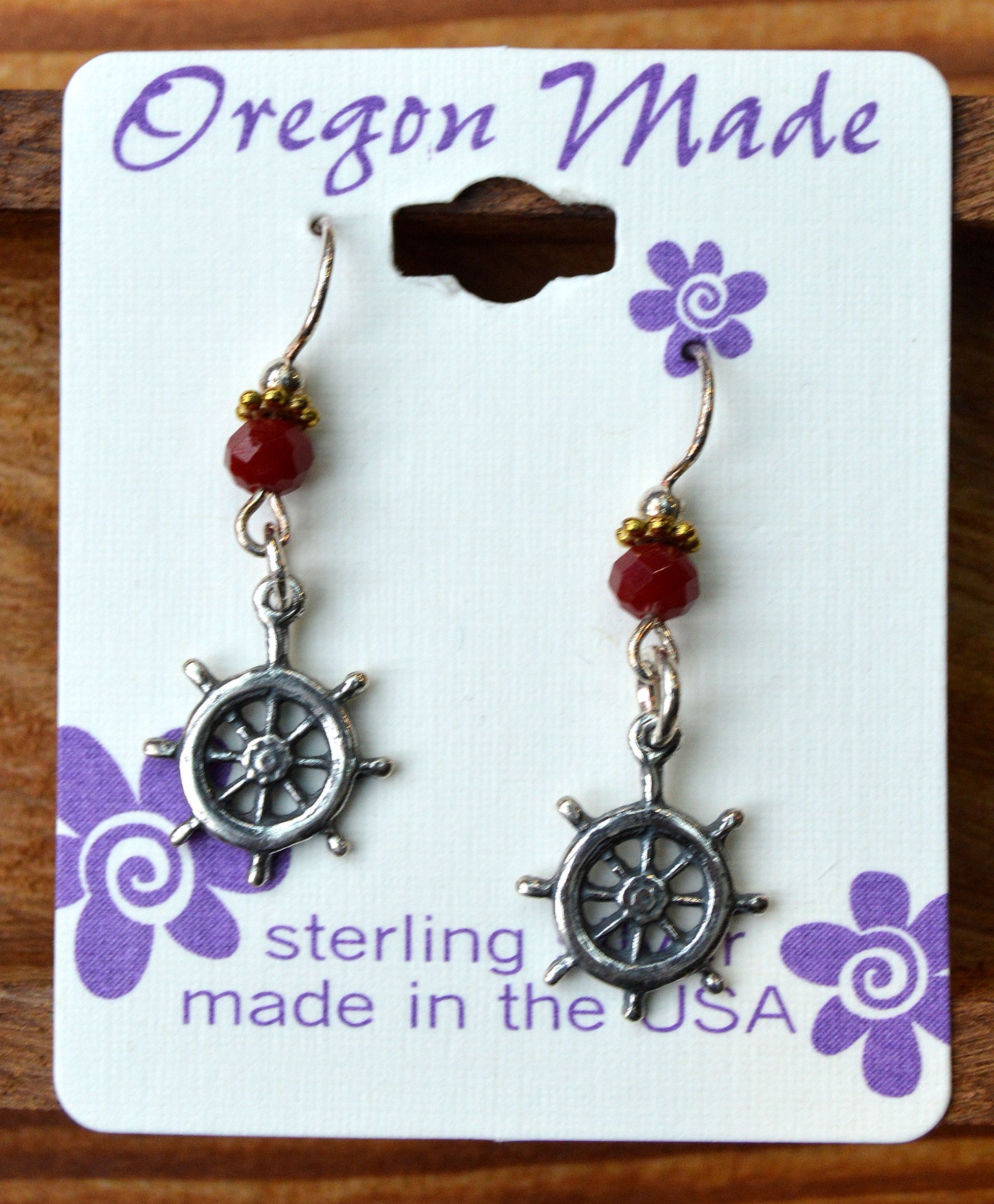 Earring Captain's Wheel