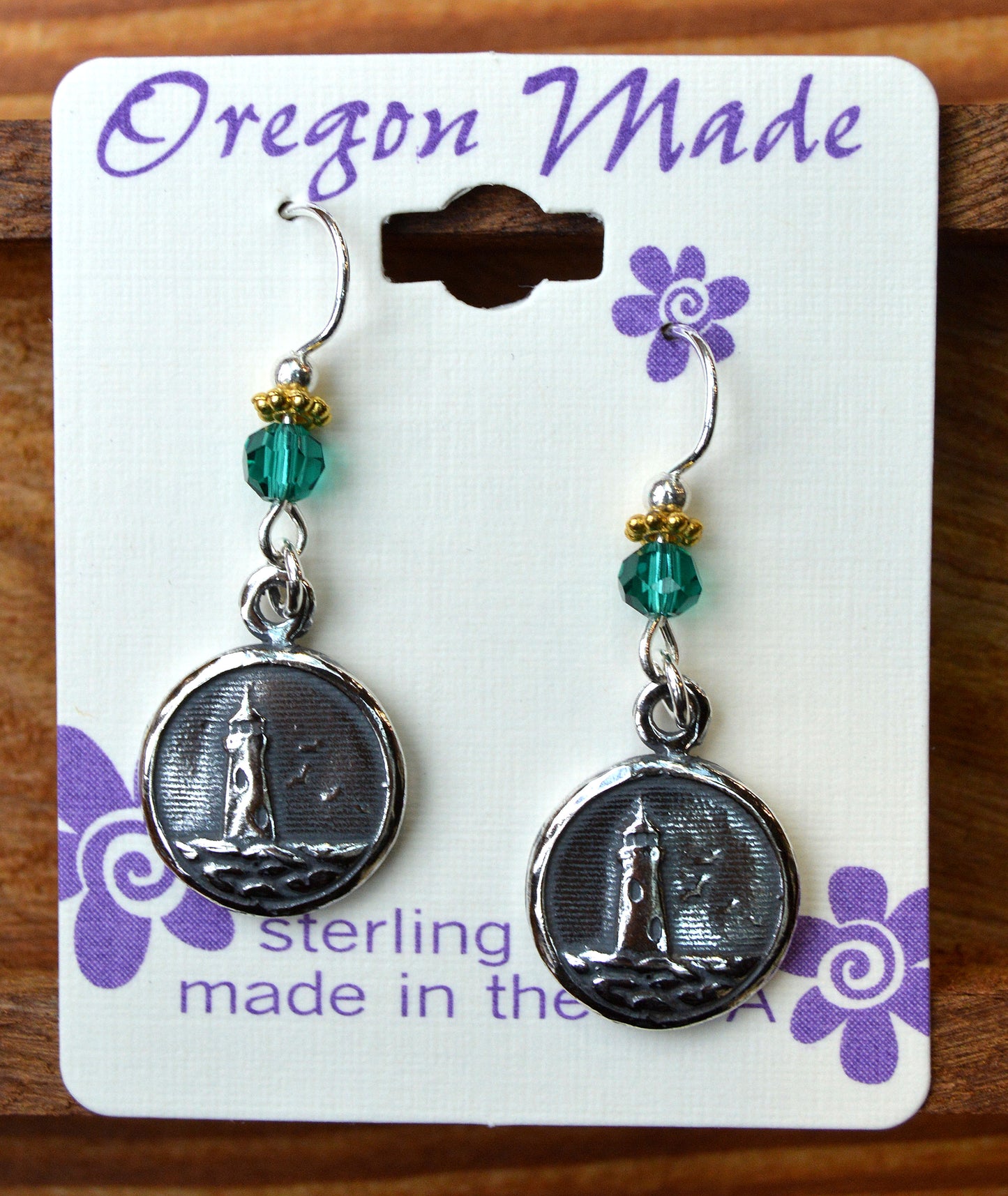 Earring Lighthouse Medallion