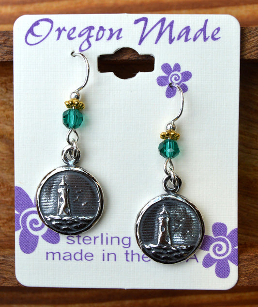 Earring Lighthouse Medallion