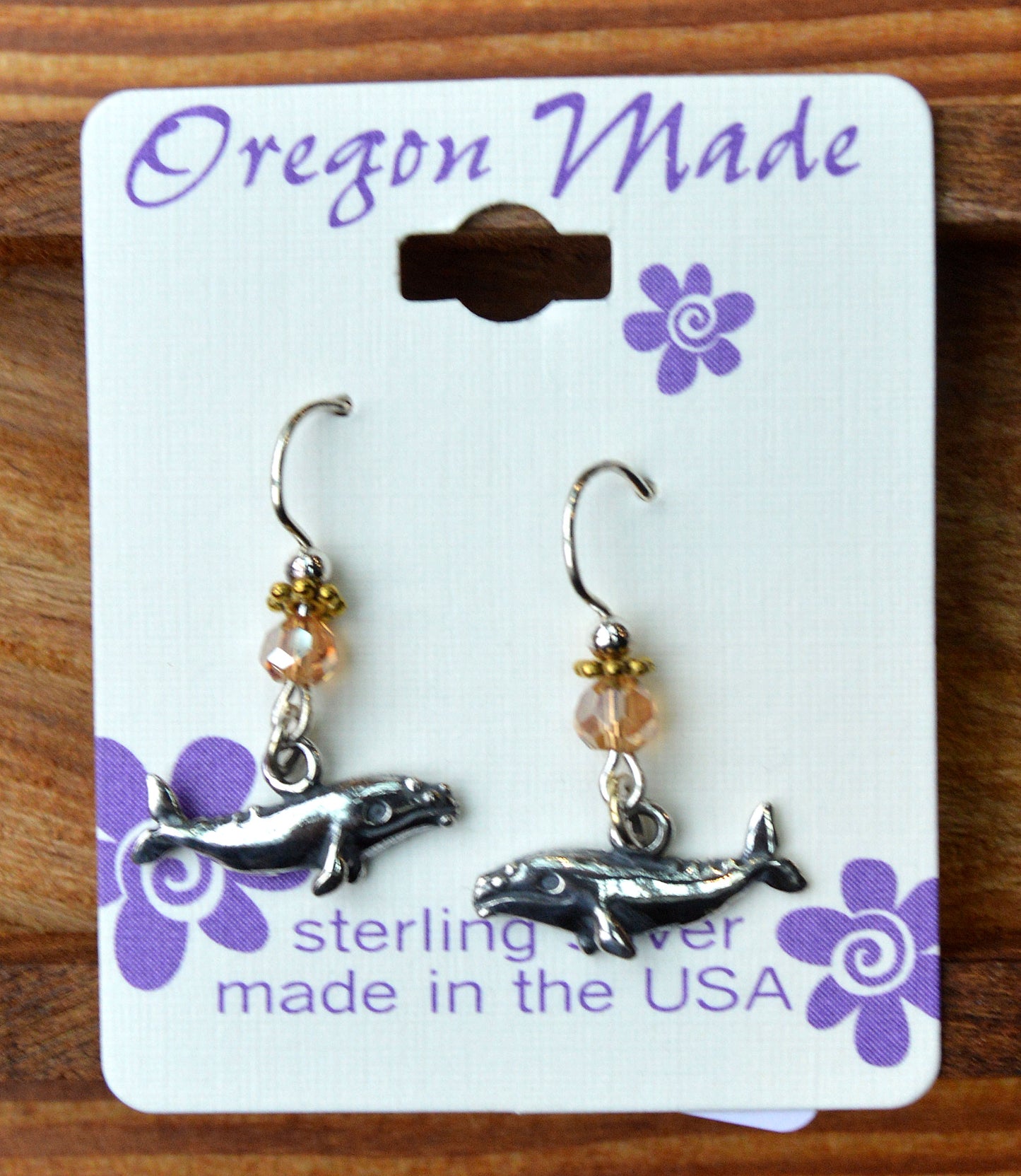 Earring Gray Whale