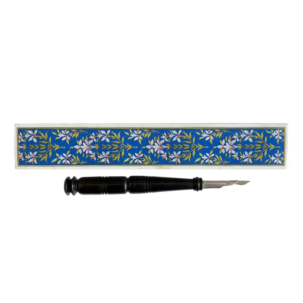 Pen Box: Blue Floral