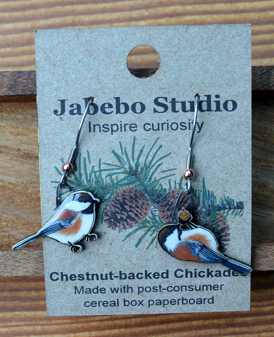 Earring C-B Chickadee