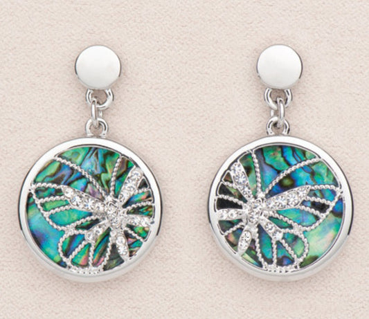 Earring AB Butterfly Sparkle