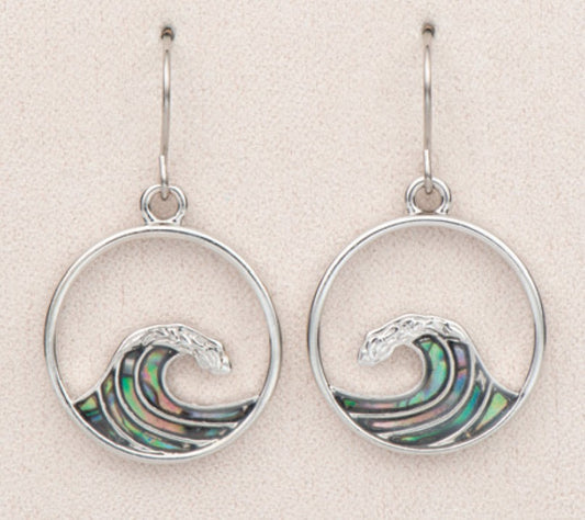 Earring AB Cresting Waves