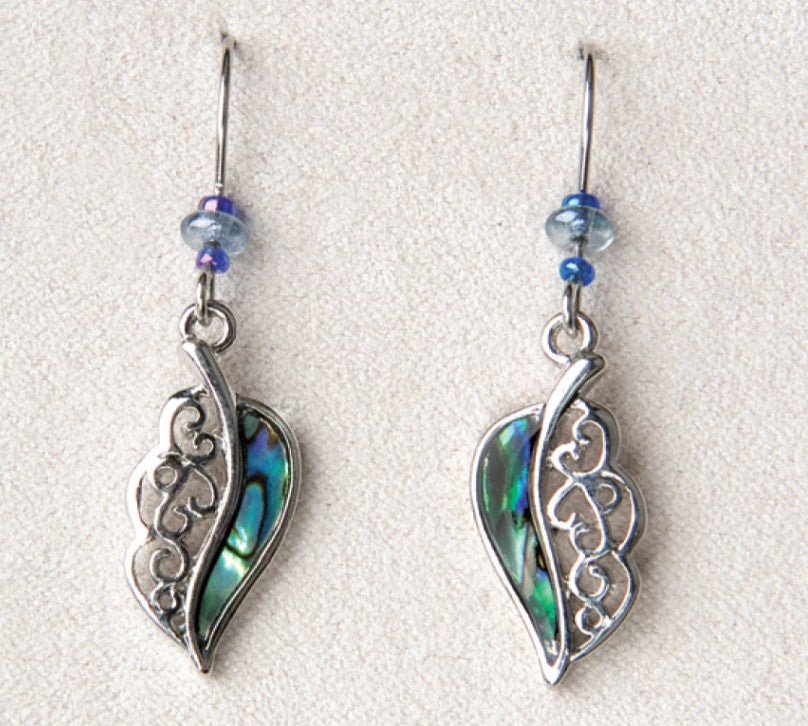 Earring AB Filigree Feather