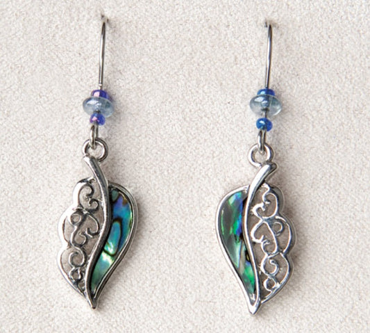 Earring AB Filigree Feather