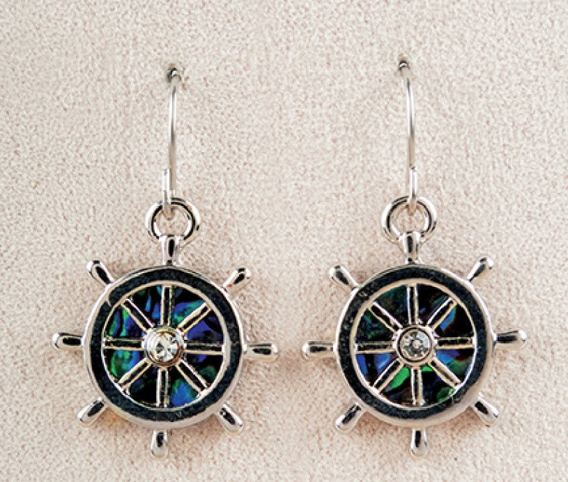 Earring AB Ship's Wheel