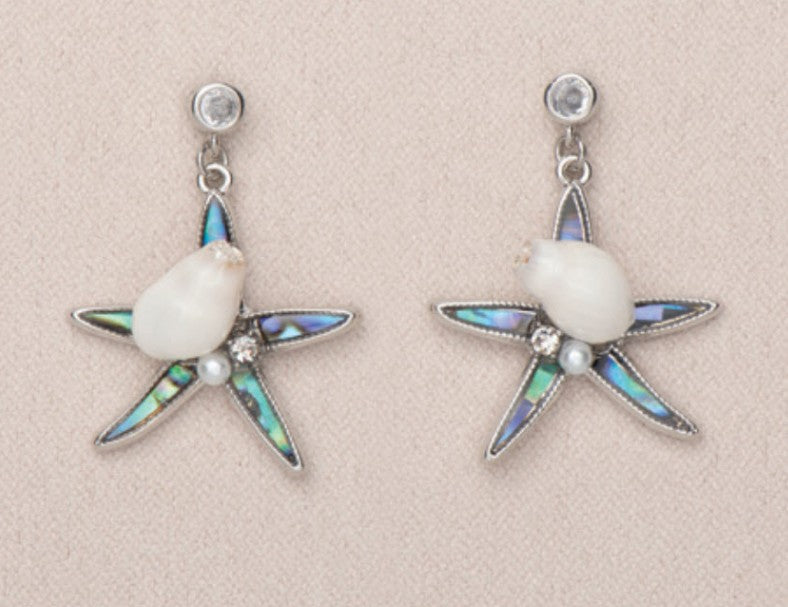 Earring AB Starfish Sparkle